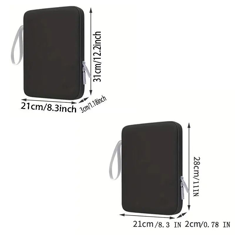Shockproof Tablet Sleeve With Handle Multi Pocket Portable Pouch For 109 To 129 Inch Devices 6