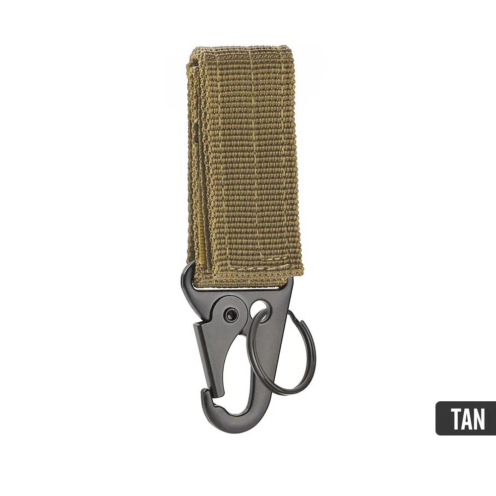 Nylon Carabiner Key Hook With MOLLE Webbing Buckle For Outdoor Gear 9