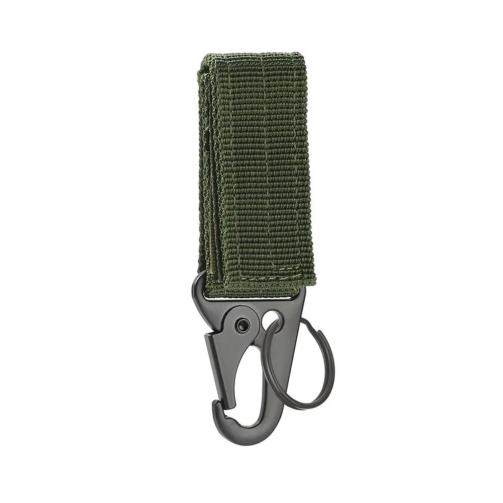 Nylon Carabiner Key Hook With MOLLE Webbing Buckle For Outdoor Gear 3