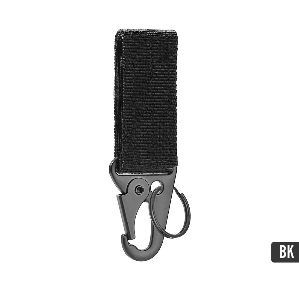 Nylon Carabiner Key Hook With MOLLE Webbing Buckle For Outdoor Gear 8