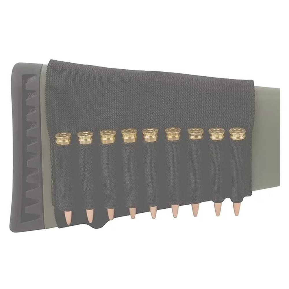 9 Hole Elastic Rifle Ammo Holder Buttstock Cartridge Sleeve 1