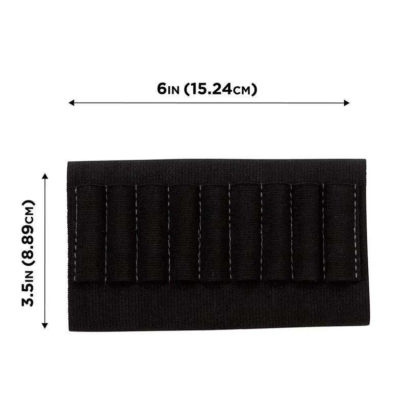 9 Hole Elastic Rifle Ammo Holder Buttstock Cartridge Sleeve 5