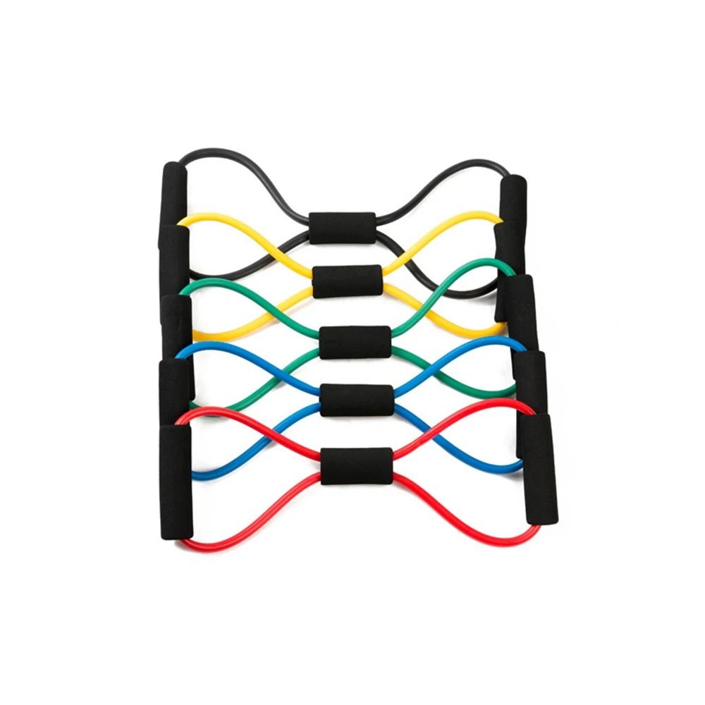 Yoga Resistance Band 8 Shape Chest Expander For Home Fitness And Body Training 4