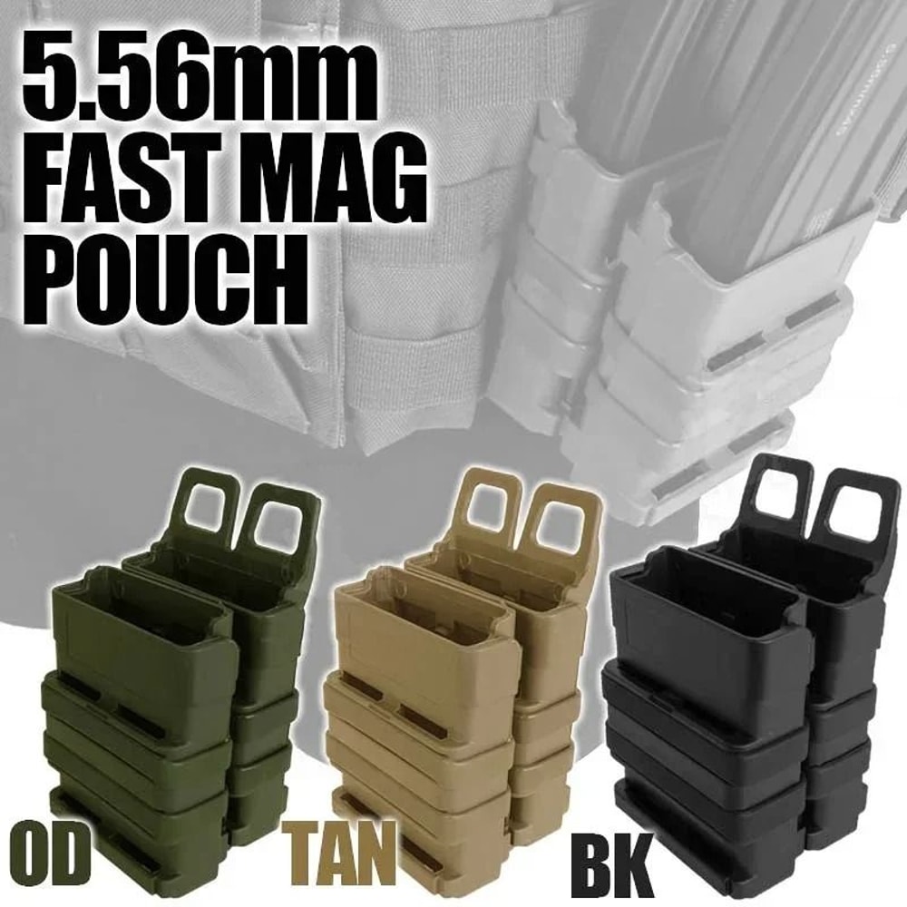 Polymer Magazine Pouch MOLLE Quick Reload Holder For 556 Ammunition 0