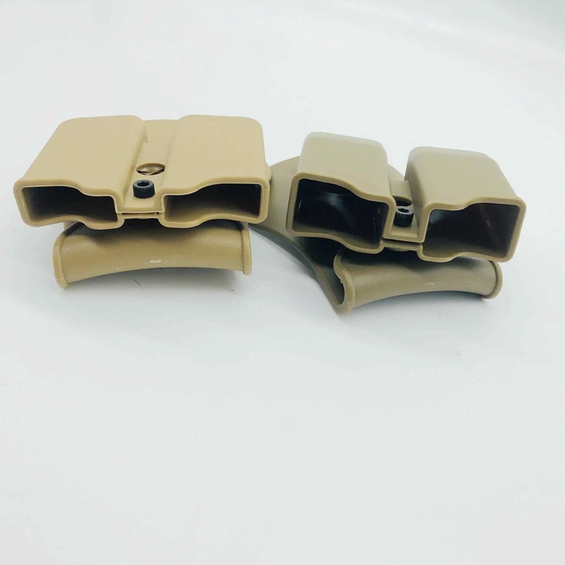 Tactical Double Magazine Holster Universal 9mm And 40 Caliber Mag Holder With Belt Clip And Paddle 4