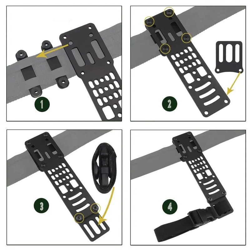 Drop Leg Carry Platform Modular Adjustable Tactical Pistol Holster Adapter 4