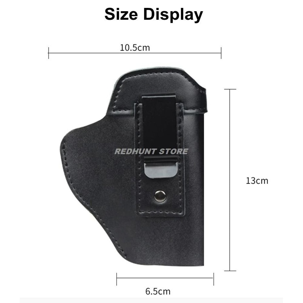 Tactical Leather Holster Left Or Right Hand Concealed Carry IWB Holster 3