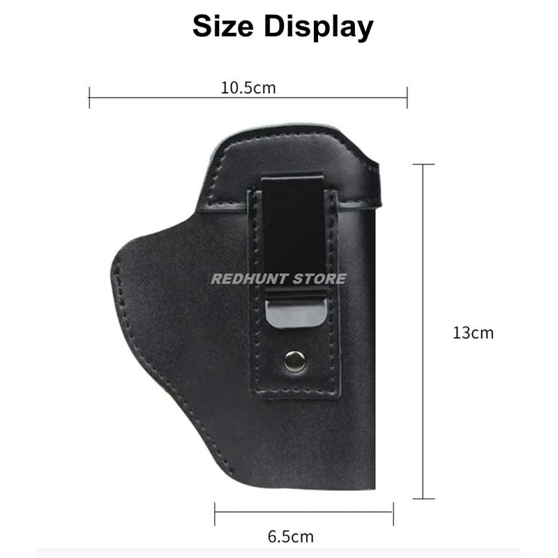 Tactical Leather Holster Left Or Right Hand Concealed Carry IWB Holster 3