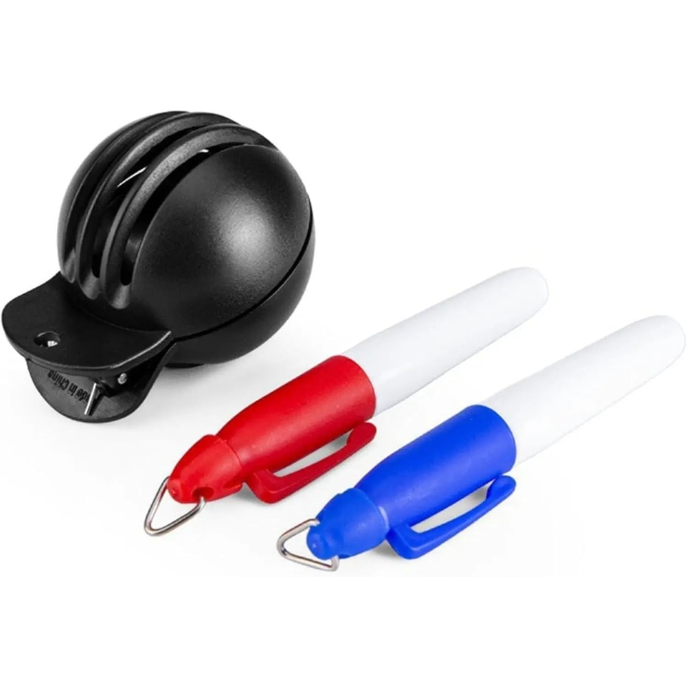 Fade Resistant Golf Ball Liner Alignment Tool With Two Stamp Markers 6