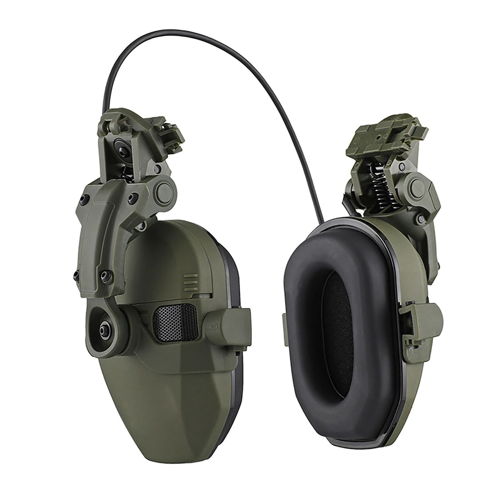 Active Helmet Mounted Earmuffs Electronic Hearing Protection For Shooting And Hunting 0