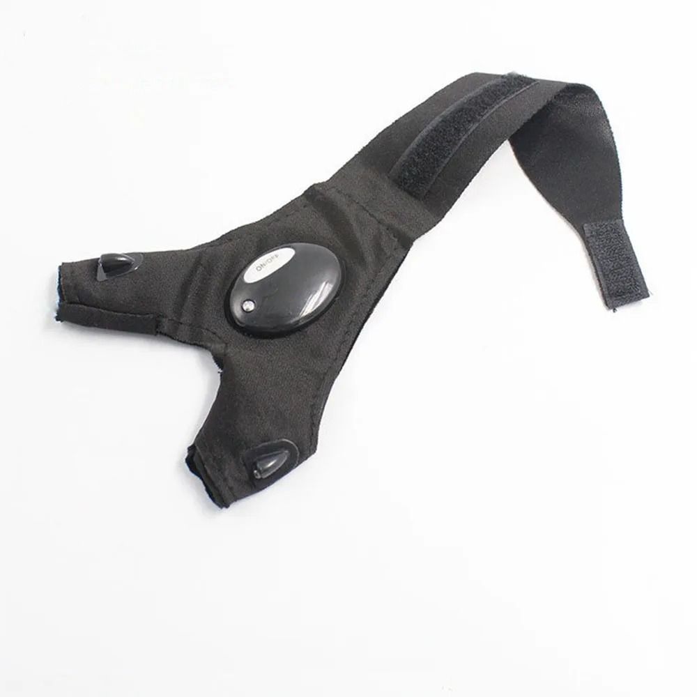 Cycling Gloves With Lights LED Fingerless Outdoor Utility Gloves 5