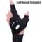 Cycling Gloves With Lights LED Fingerless Outdoor Utility Gloves 7