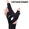 Cycling Gloves With Lights LED Fingerless Outdoor Utility Gloves 7