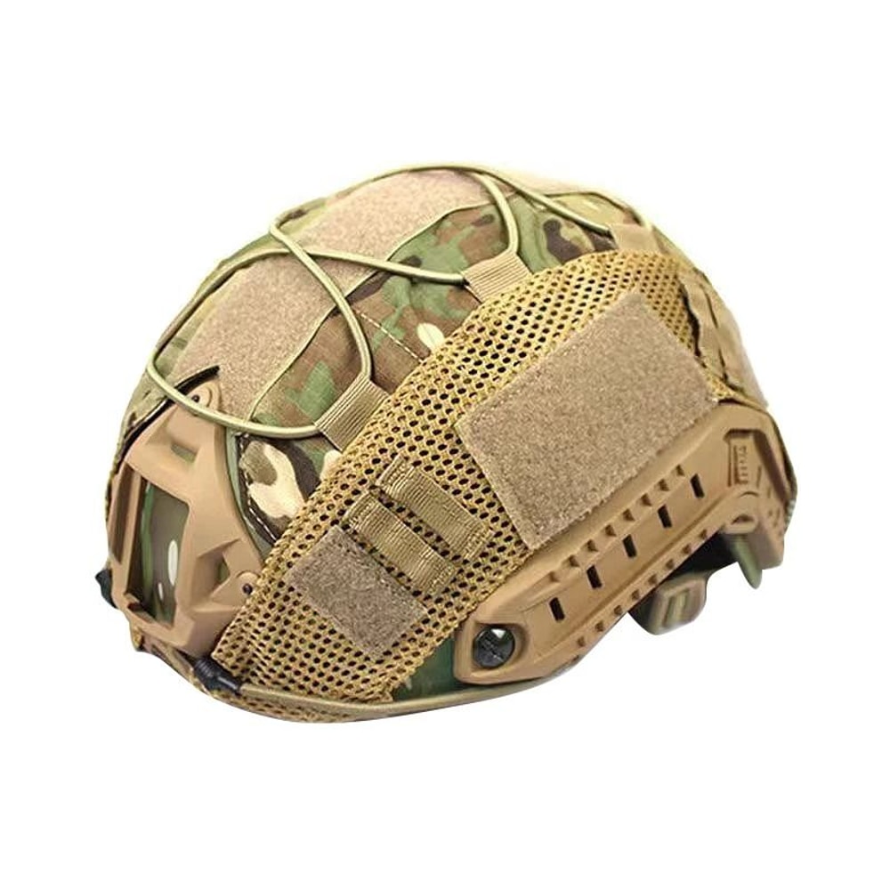 Tactical Helmet Cover Camo Fast Airsoft Paintball High Cut Helmet Cloth 14