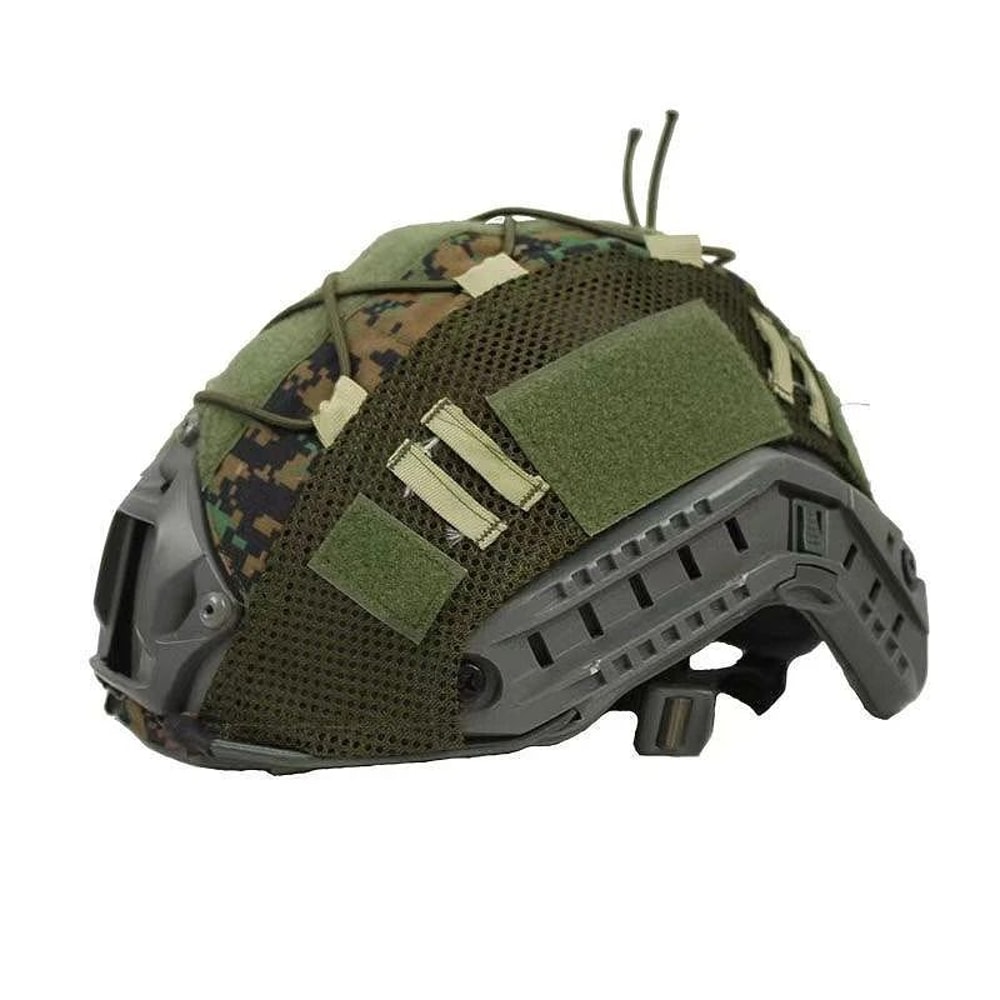 Tactical Helmet Cover Camo Fast Airsoft Paintball High Cut Helmet Cloth 16