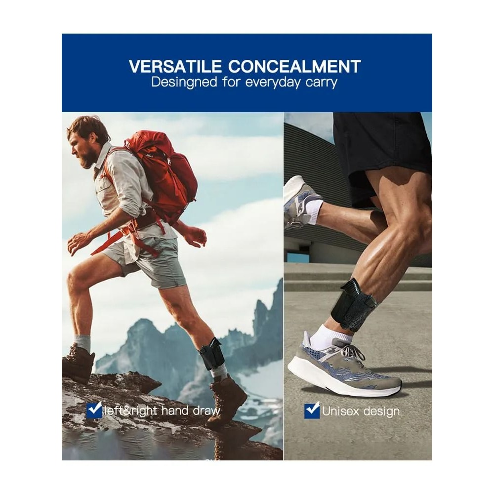 Ankle Holster For Concealed Carry Pistol Universal Leg Carry Gun Holster 6