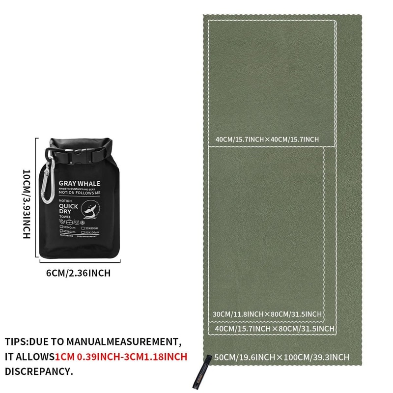 Quick Dry Towel Super Absorbent Fast Drying Travel Towel Lightweight Microfiber Rapid Dry Towel For 2