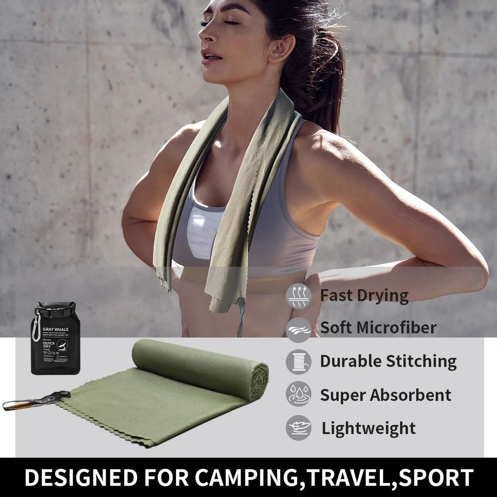 Quick Dry Towel Super Absorbent Fast Drying Travel Towel Lightweight Microfiber Rapid Dry Towel For 3