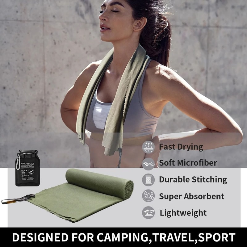 Quick Dry Towel Super Absorbent Fast Drying Travel Towel Lightweight Microfiber Rapid Dry Towel For 3