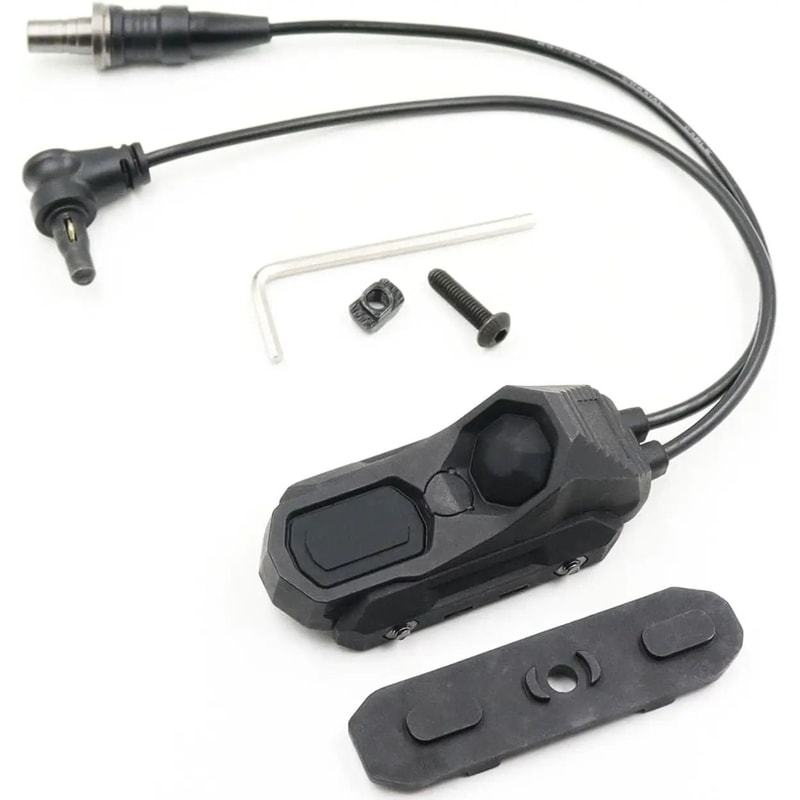 Hunting Scout Light Tactical Flashlight Remote Pressure Switch With Dual Function Control 3