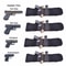 Tactical Pistol Holster Right Hand Elastic Belt Band Concealed Carry Waistband Holster 3