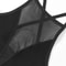 Mesh Camisole Crop Top Corset Backless Bralette Ribbed Tank Top Lingerie 4