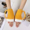 3D Beer Mug Knitted Socks Warm Padded Mid Calf Winter Sleep Socks 7
