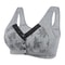 Womens Comfortable Front Button Bra Wireless Cotton Printed Lingerie 5