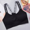 Womens Strap Back Wireless Sports Bra Seamless Chest Wrap Fitness Yoga Top 7