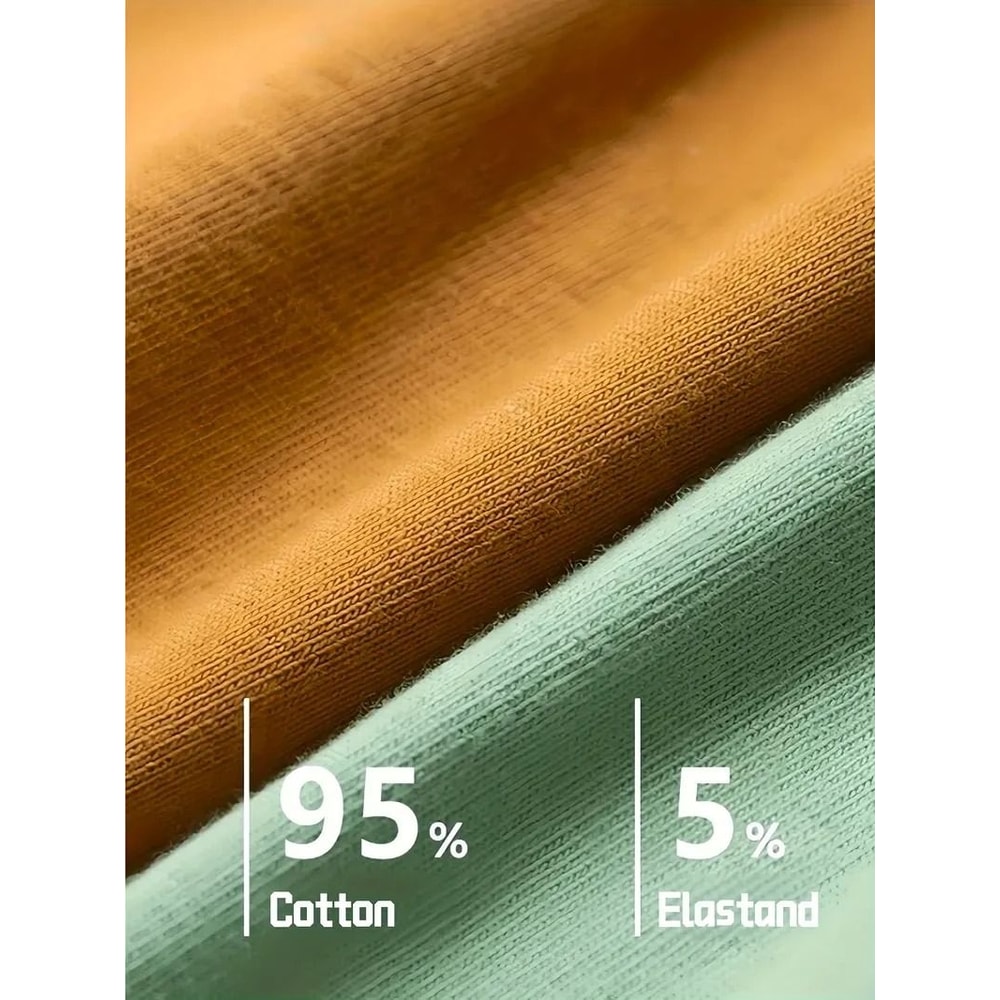 Mens Cotton Boxer Shorts Three Pack Breathable Trunks Underwear 1