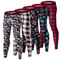 Mens Printed Warm Pants Autumn Winter Leggings Soft Comfortable Plus Size Underwear 2