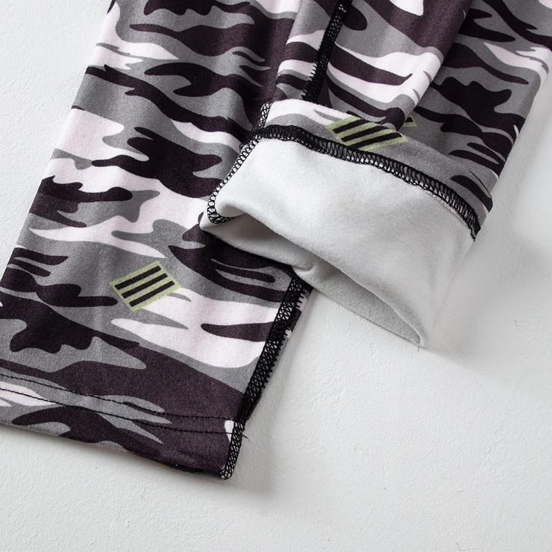 Mens Printed Warm Pants Autumn Winter Leggings Soft Comfortable Plus Size Underwear 5