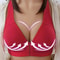 Push Up Front Button Bra Without Steel Ring Womens Full Support Bralette Lift Up Underwear 6