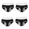 Womens High Waist Leak Proof Period Panties Four Pack Cotton Menstrual Underwear 8