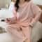 Womens Warm Velvet Ribbed Fleece Pajama Set Pullover And Pants 15