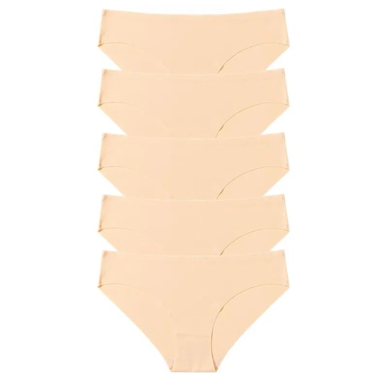 Womens Seamless Panties Five Piece Set Soft Comfortable Breathable Underwear 11