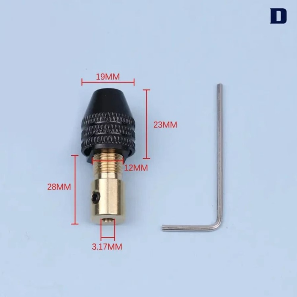 Universal Mini Drill Chuck Set 03 To 34 Mm Collet For Micro Electric Drills 9