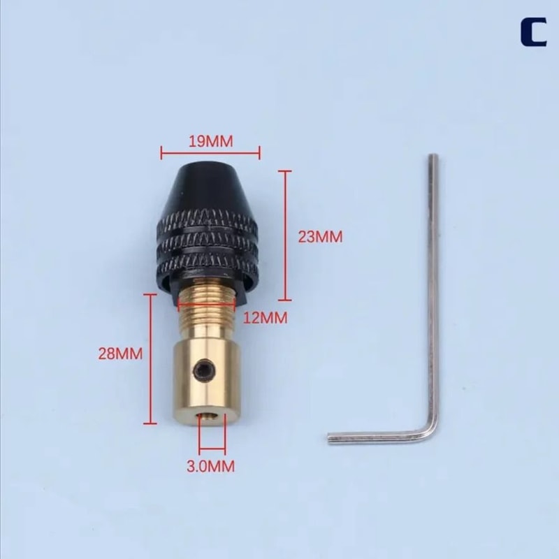Universal Mini Drill Chuck Set 03 To 34 Mm Collet For Micro Electric Drills 6
