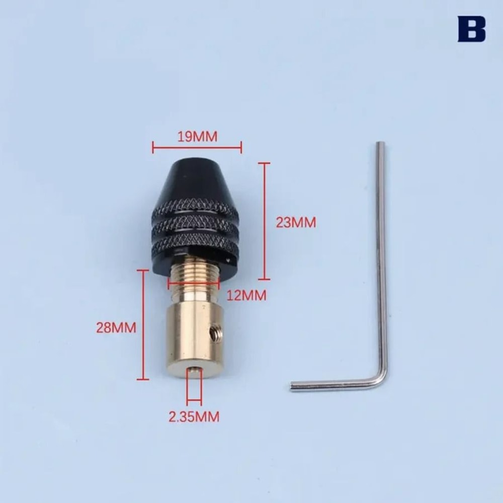 Universal Mini Drill Chuck Set 03 To 34 Mm Collet For Micro Electric Drills 8