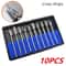 Carbide Burr Set 10 Piece 18 Inch Shank Rotary Tool Bits For Wood And Metal Carving 7