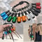 Quick Change Hex Shank Screwdriver Bit Holder Set Push To Unlock Aluminum Alloy 12 Piece Extension 1