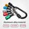 Quick Change Hex Shank Screwdriver Bit Holder Set Push To Unlock Aluminum Alloy 12 Piece Extension 3