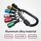 Quick Change Hex Shank Screwdriver Bit Holder Set Push To Unlock Aluminum Alloy 12 Piece Extension 3