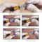 Quick Change Hex Shank Screwdriver Bit Holder Set Push To Unlock Aluminum Alloy 12 Piece Extension 4