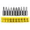 Cross Screwdriver Bit Set Ten Piece 60 Mm Rubber Coated Extension Bits For Power Tools 0