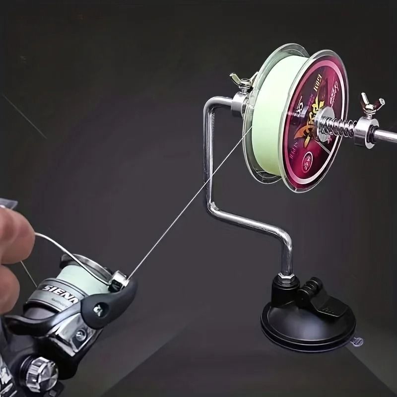 Aluminum Alloy Fishing Line Winder Reel Spooler Tool 0