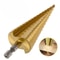 Titanium Coated Step Drill Bit 4 To 32 Mm HSS Metal Wood And PVC Cone Cutter 1