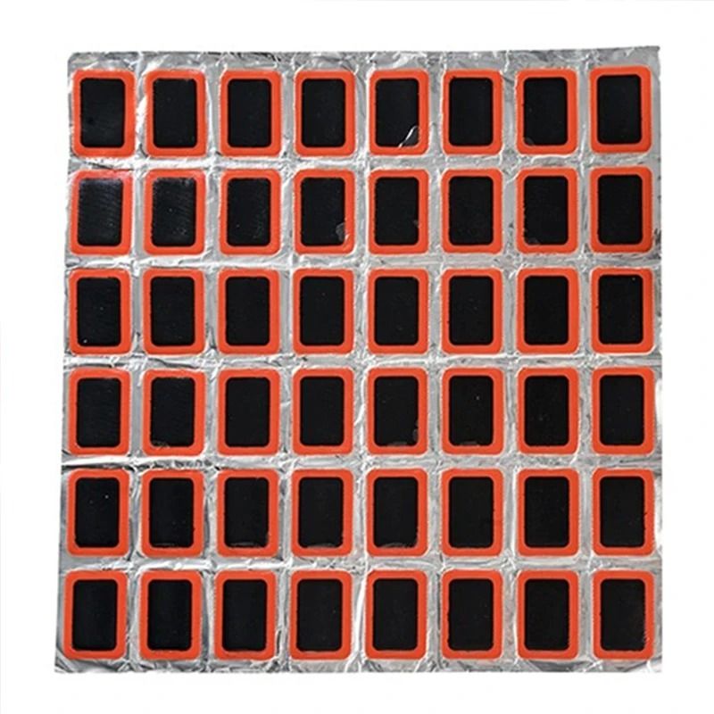 Bicycle Tire Repair Patch Set 48 Piece Glue Free Quick Repair Kit 7