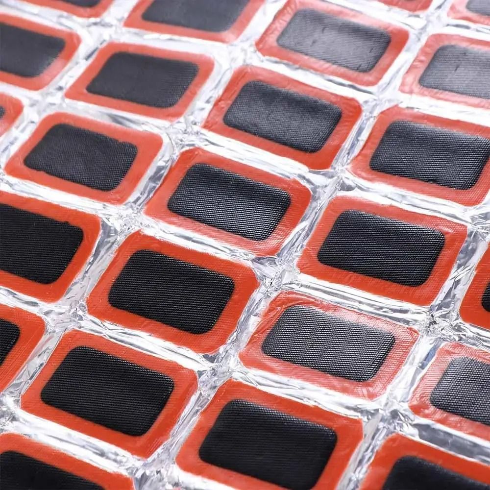 Bicycle Tire Repair Patch Set 48 Piece Glue Free Quick Repair Kit 6