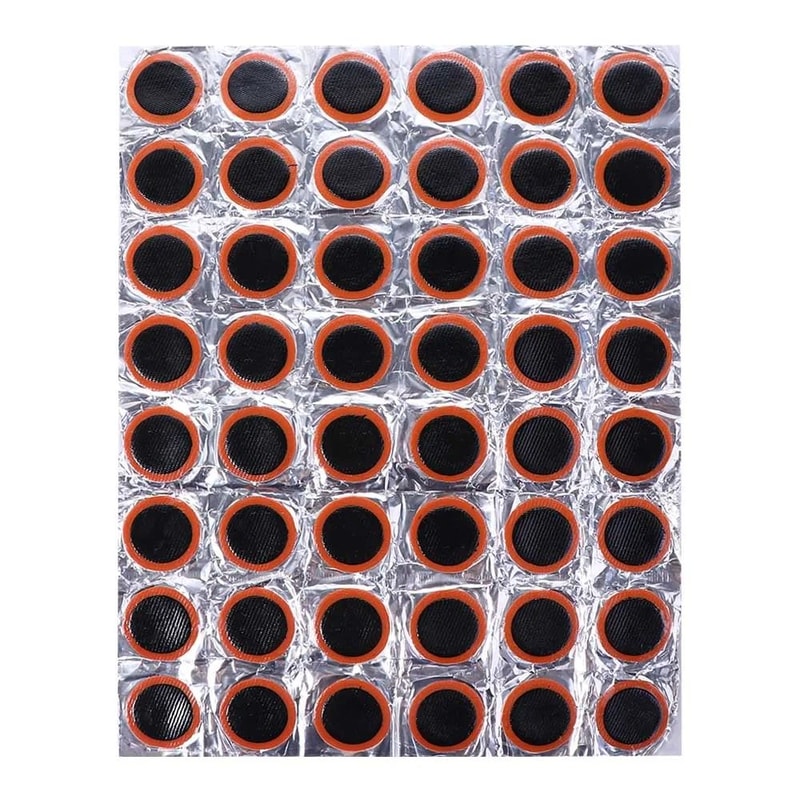 Bicycle Tire Repair Patch Set 48 Piece Glue Free Quick Repair Kit 14